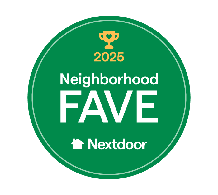 2025 Nextdoor Neighborhood Fave Award for Alex Repair, trusted handyman and home repair services in Carrollton, McKinney, Plano, Frisco, Allen, and North Dallas, TX.